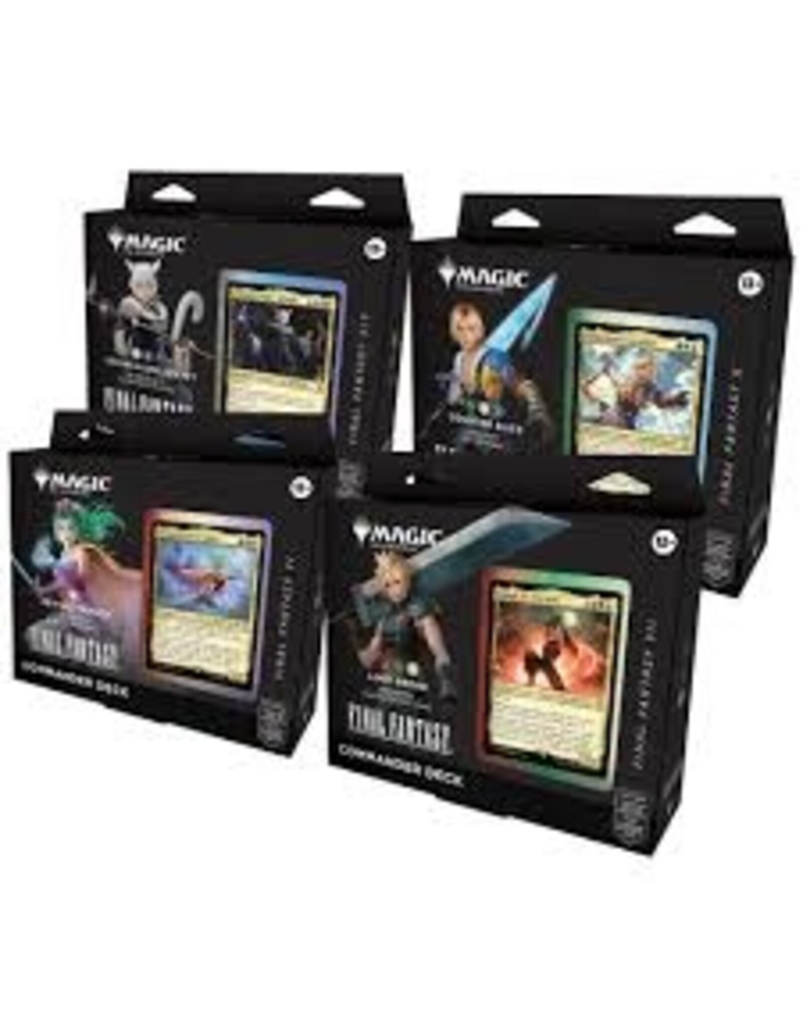 Magic Magic the Gathering CCG: Final Fantasy Commander Deck Carton (4)