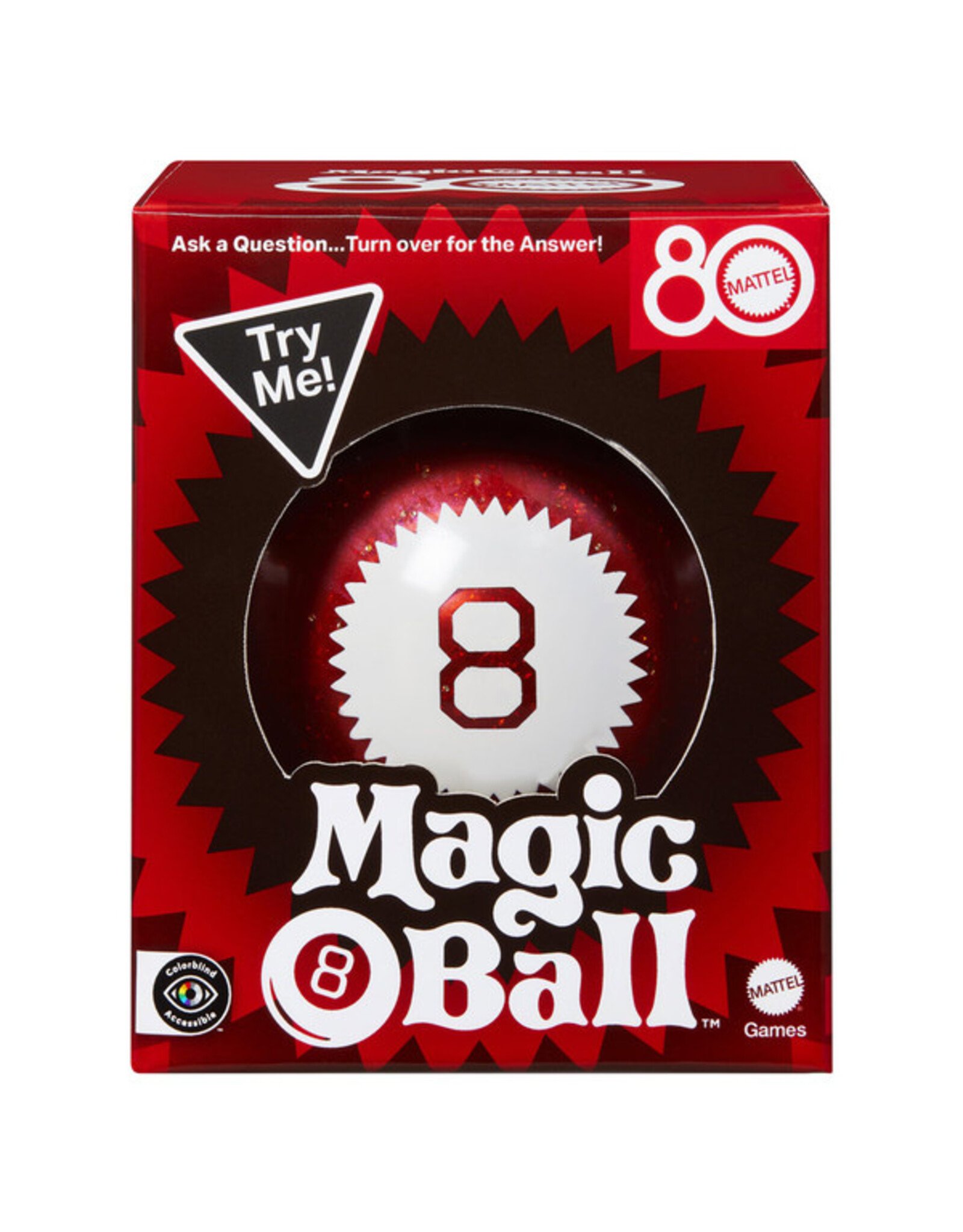 Mattel Magic 8 Ball: Mattel 80th Ruby Red