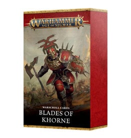 Age of Sigmar Warscroll Cards: Blades Of Khorne