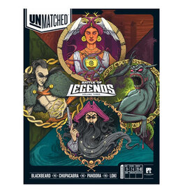 Restoration Games Unmatched: Battle of Legends Vol. 3 - Blackbeard, Chupacabra, Pandora, and Loki