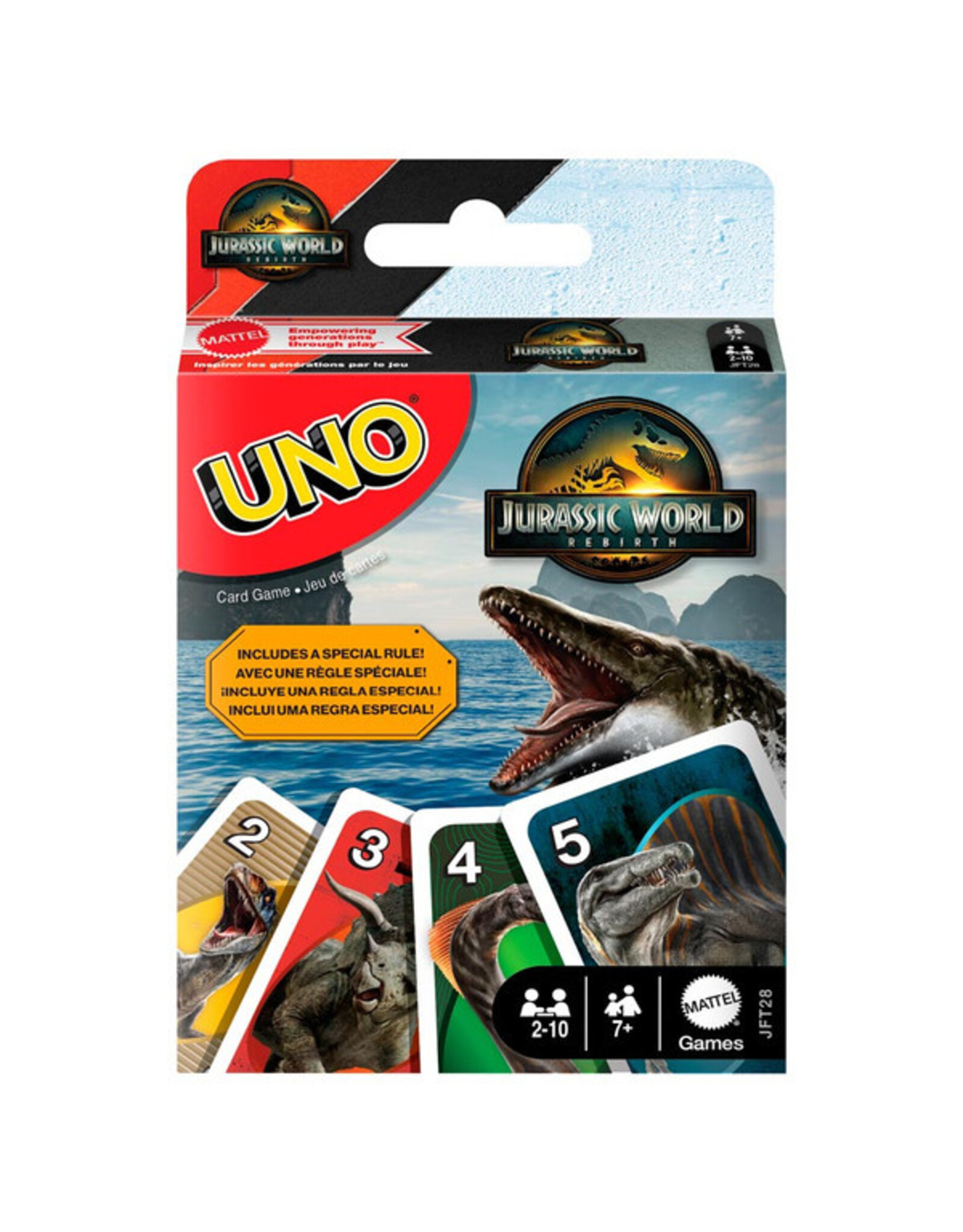 Mattel UNO: Jurassic World Rebirth