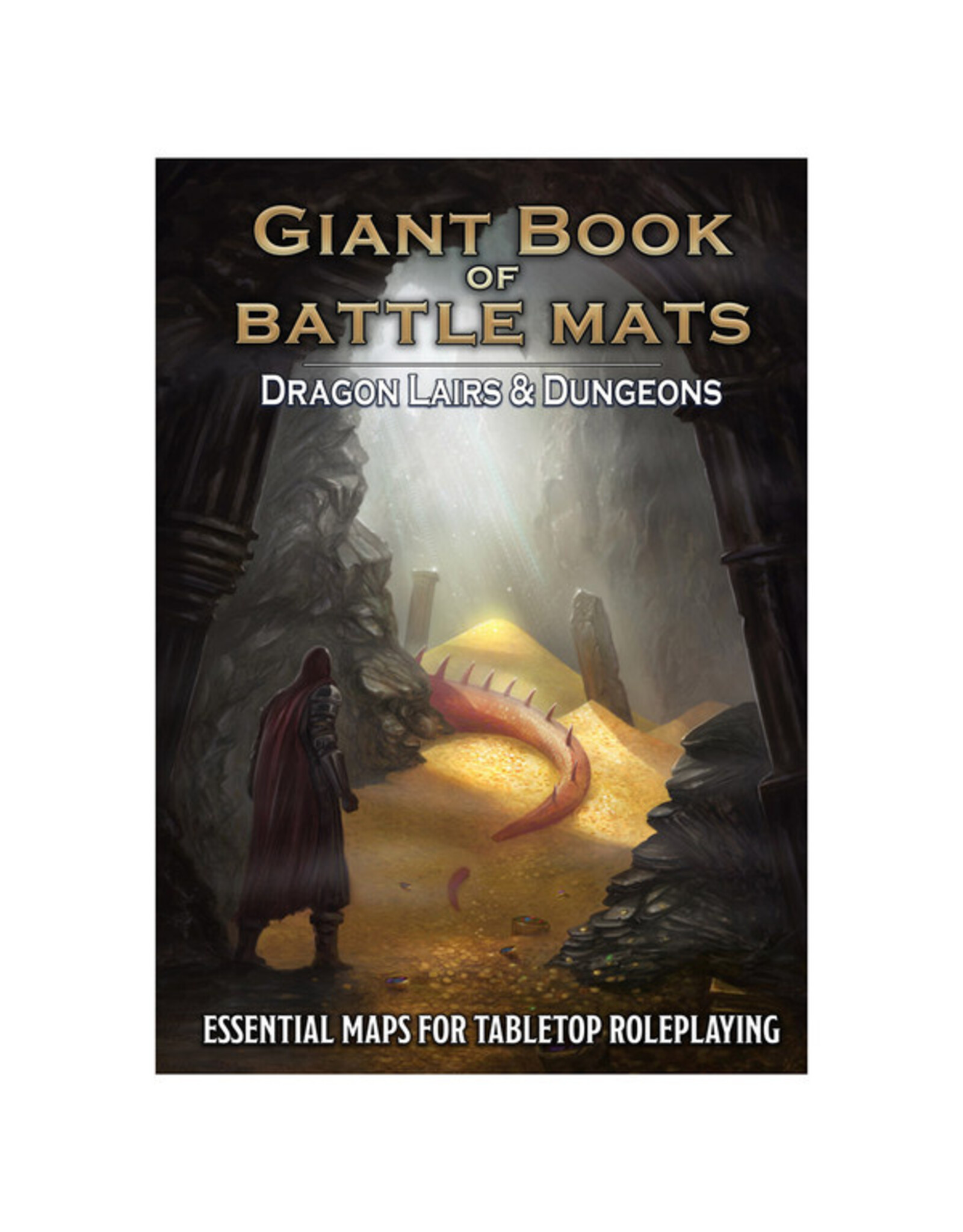 Loke Battlemats Giant Book of Battle Mats Dragon Lairs & Dungeons