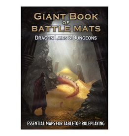 Loke Battlemats Giant Book of Battle Mats Dragon Lairs & Dungeons