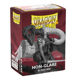 Dragon Shield Dragon Shield: Non-Glare: Matte: Blood Red (100)