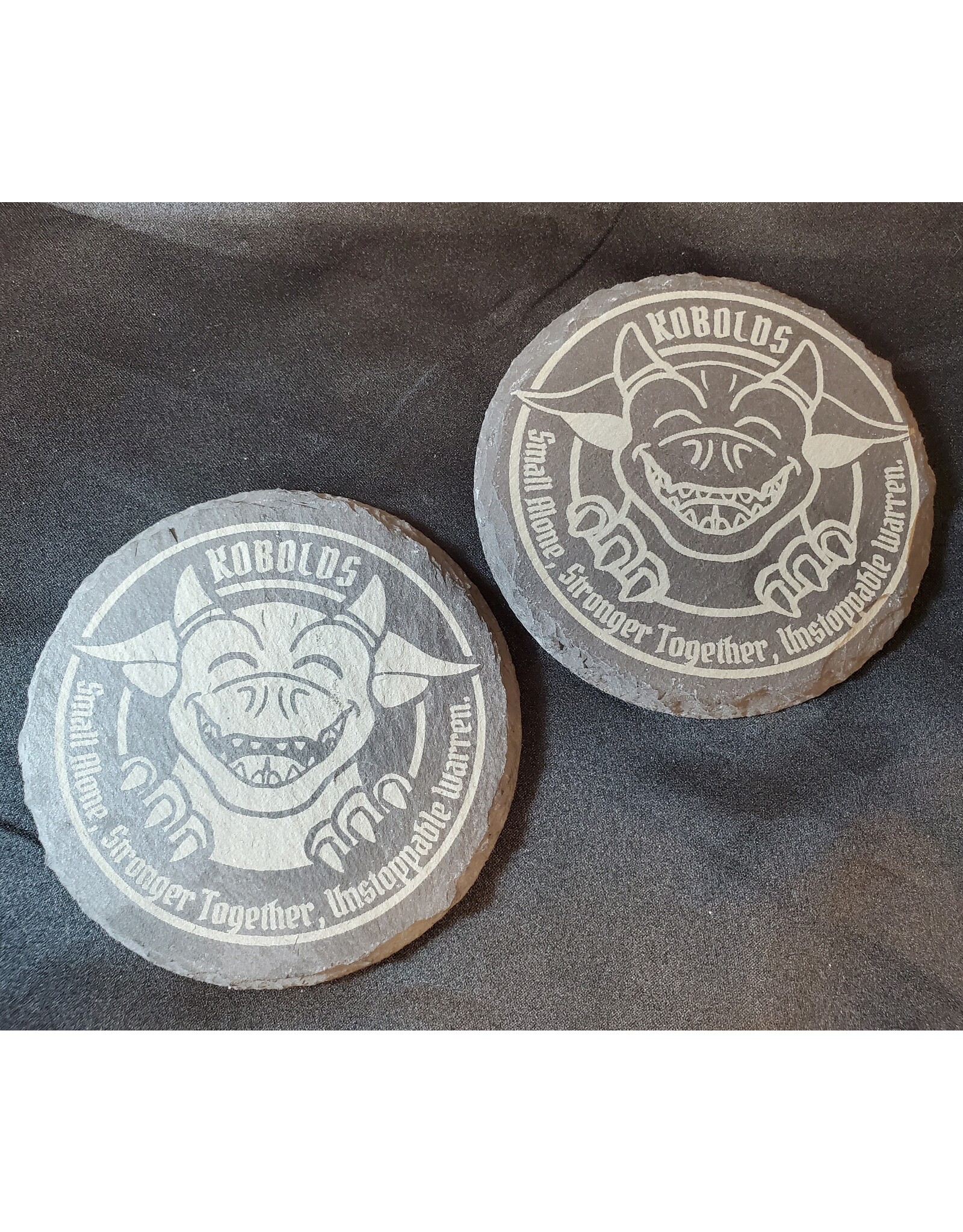 Kobold Forge Studio Slate Coaster: Kobold