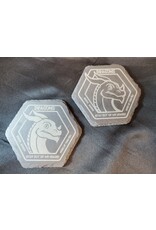 Kobold Forge Studio Slate Coaster: Dragon