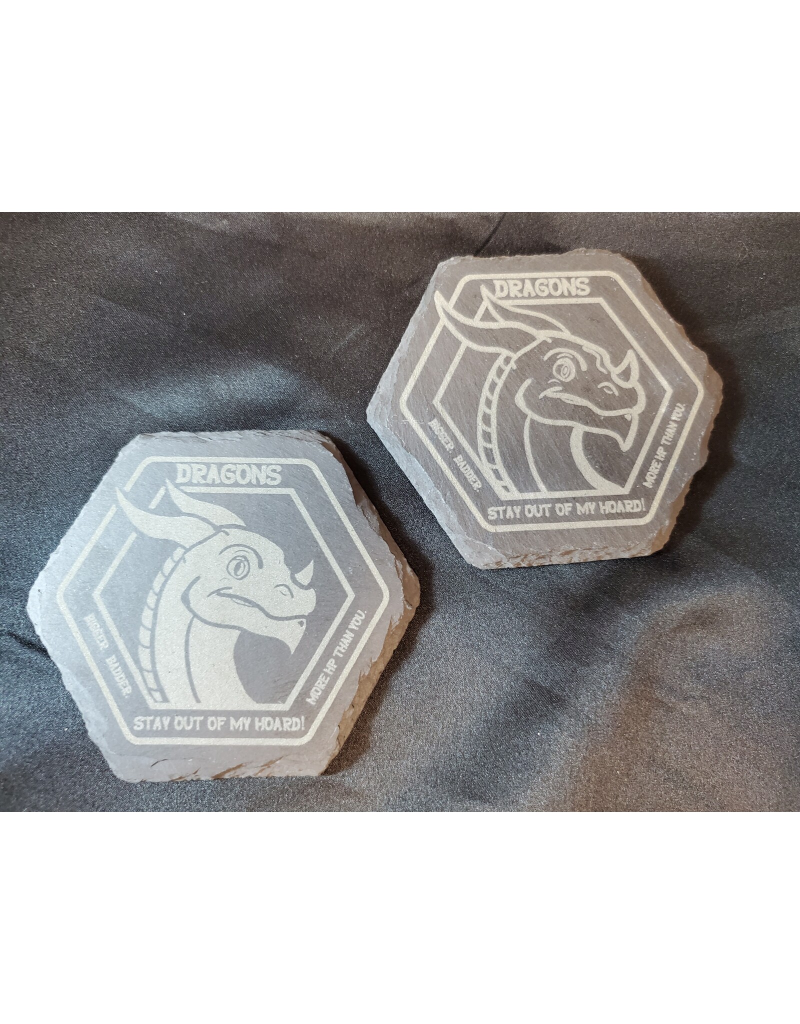 Kobold Forge Studio Slate Coaster: Dragon