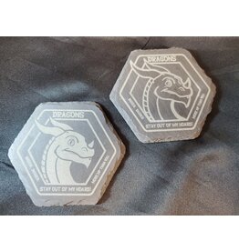 Kobold Forge Studio Slate Coaster: Dragon