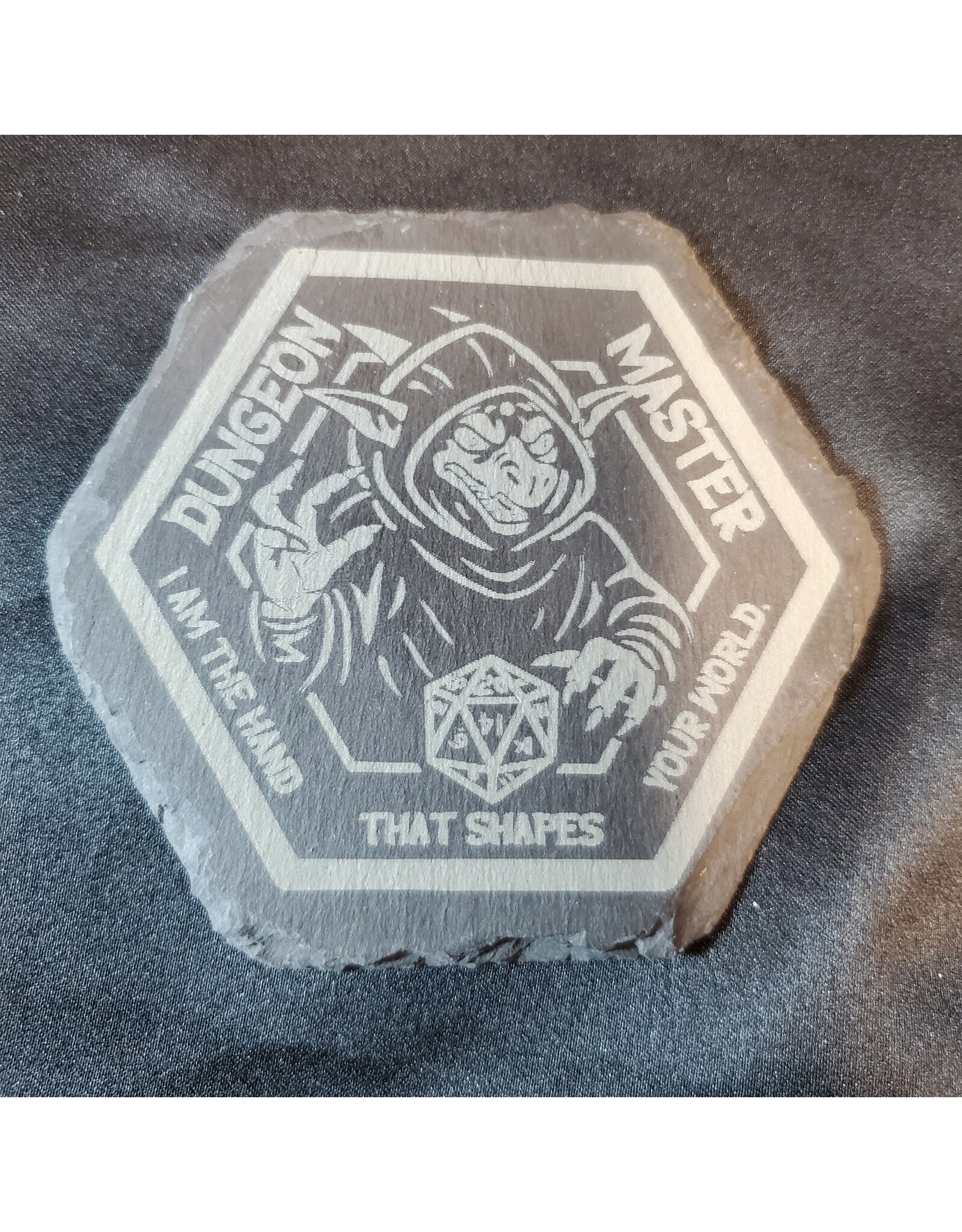 Kobold Forge Studio Slate Coaster: Dungeon Master
