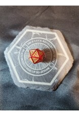 Kobold Forge Studio Slate Coaster: Dice Recharge Station