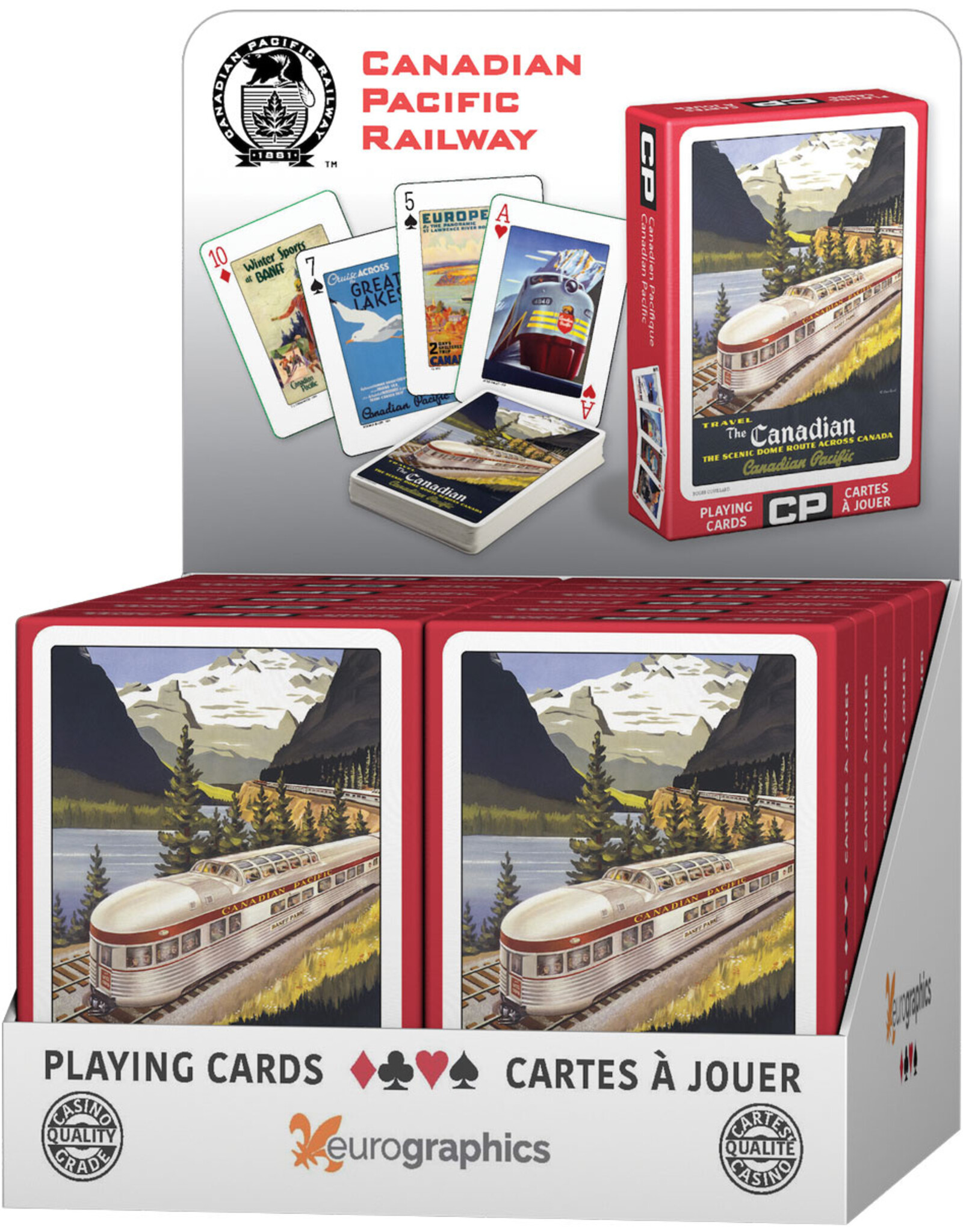 Eurographics Canadian Pacific Playing Cards
