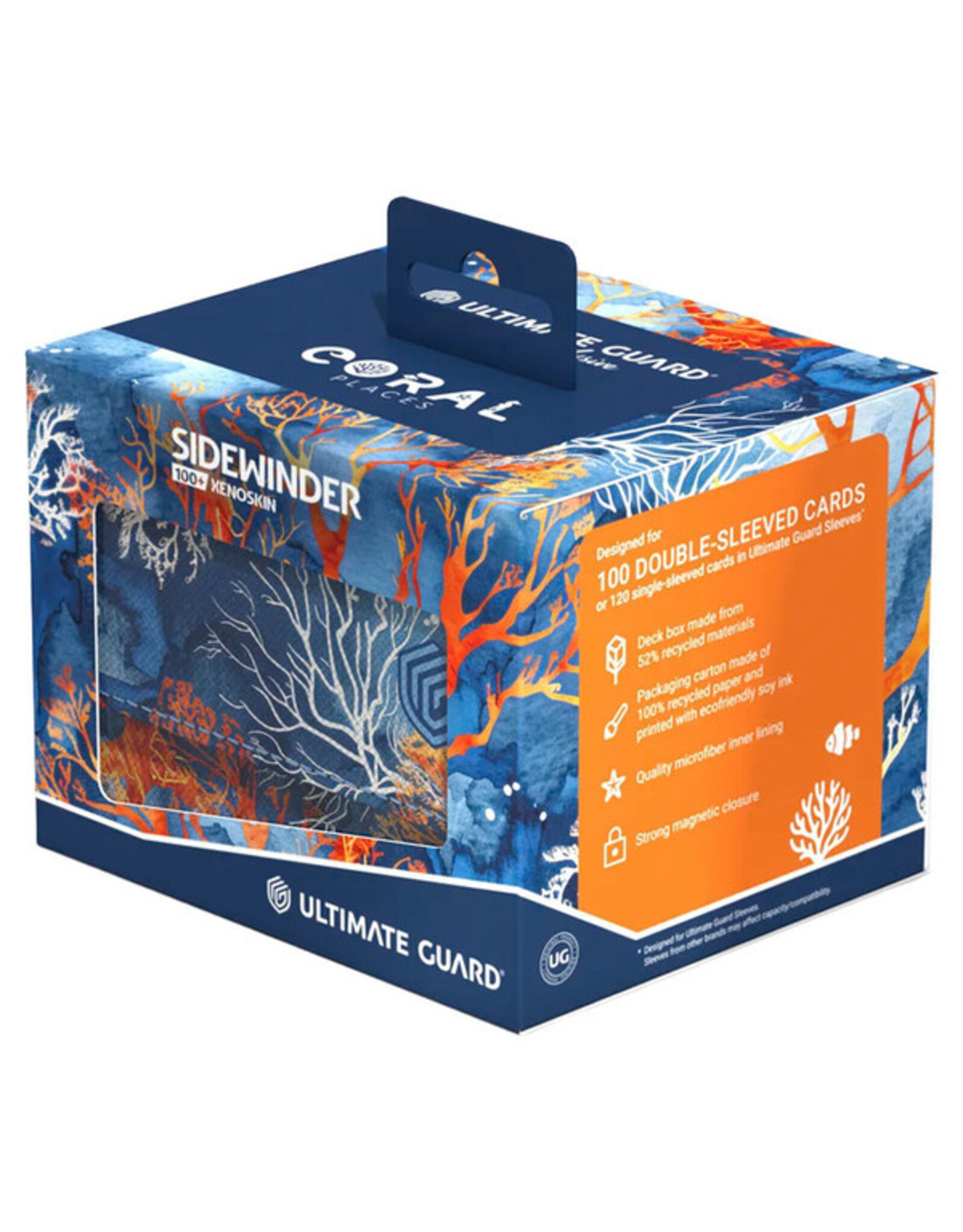 Ultimate Guard Ultimate Guard Deck Case Sidewinder Coral Places 100+ Fiery Reef