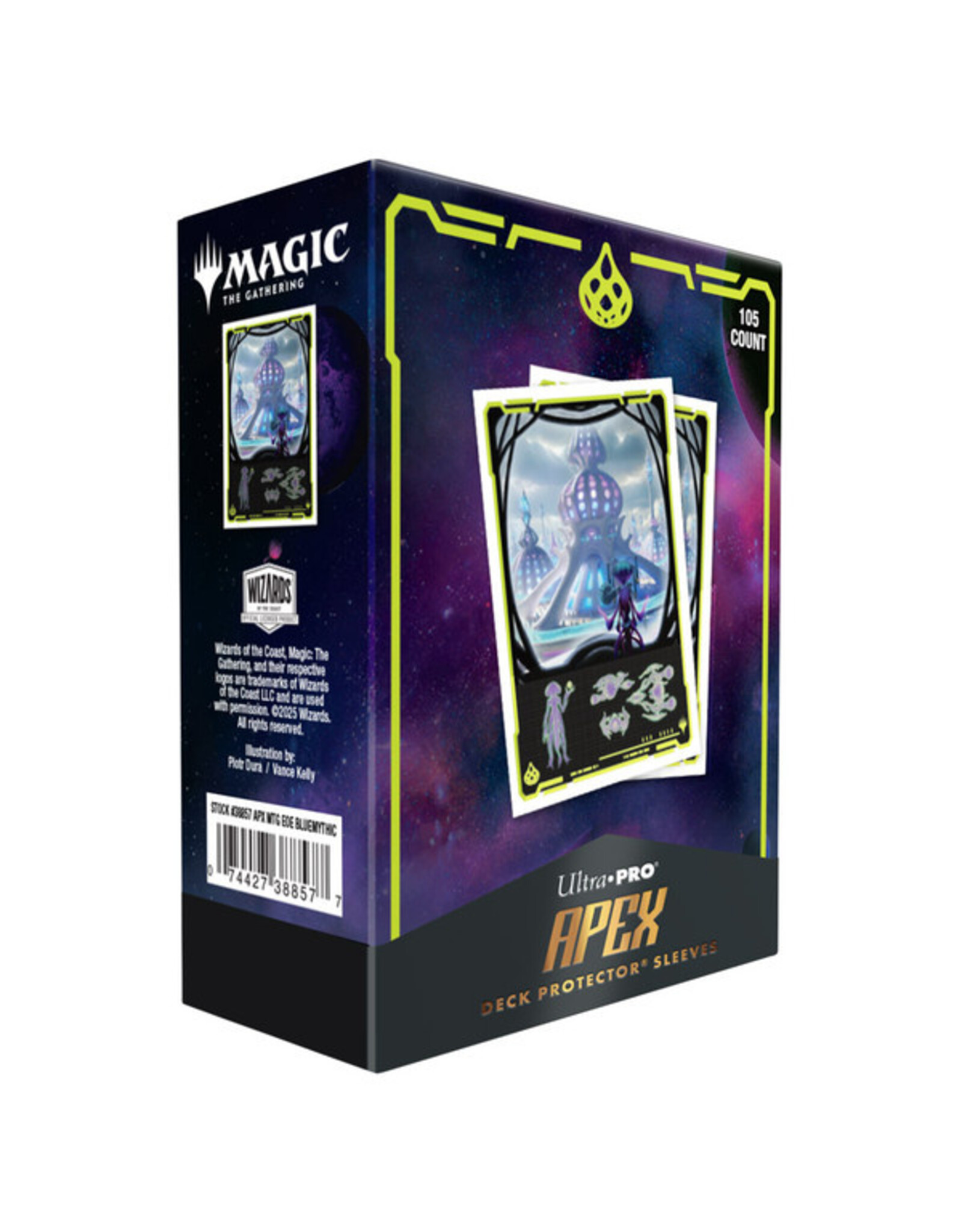 Ultra Pro Deck Protector: Apex: Magic the Gathering: Edge of Eternities: Blue (105)