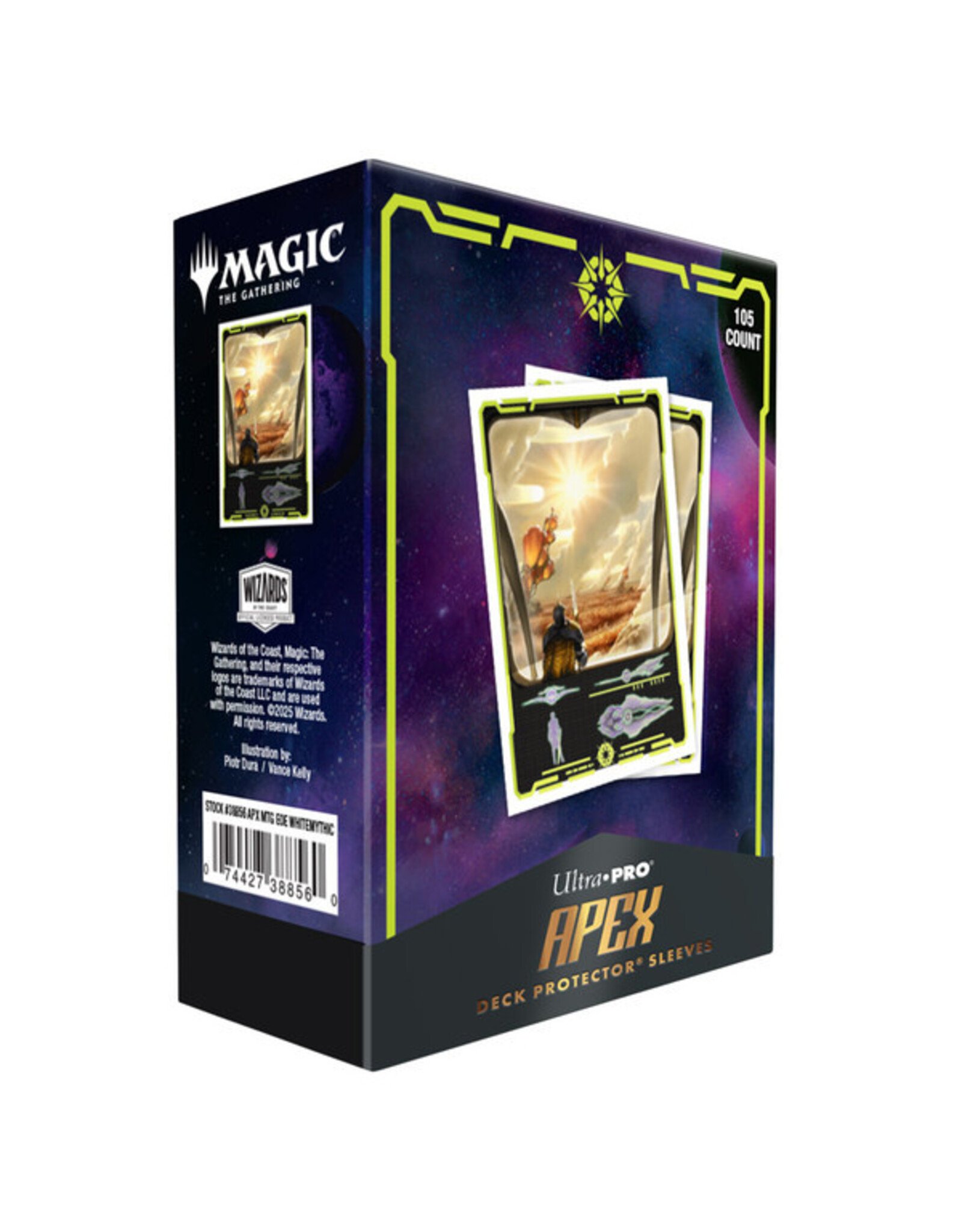 Ultra Pro Deck Protector: Apex: Magic the Gathering: Edge of Eternities: White (105)
