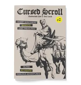 Shadowdark Cursed Scroll Zine, Vol. 2: Red Sands, Print (Shadowdark RPG)