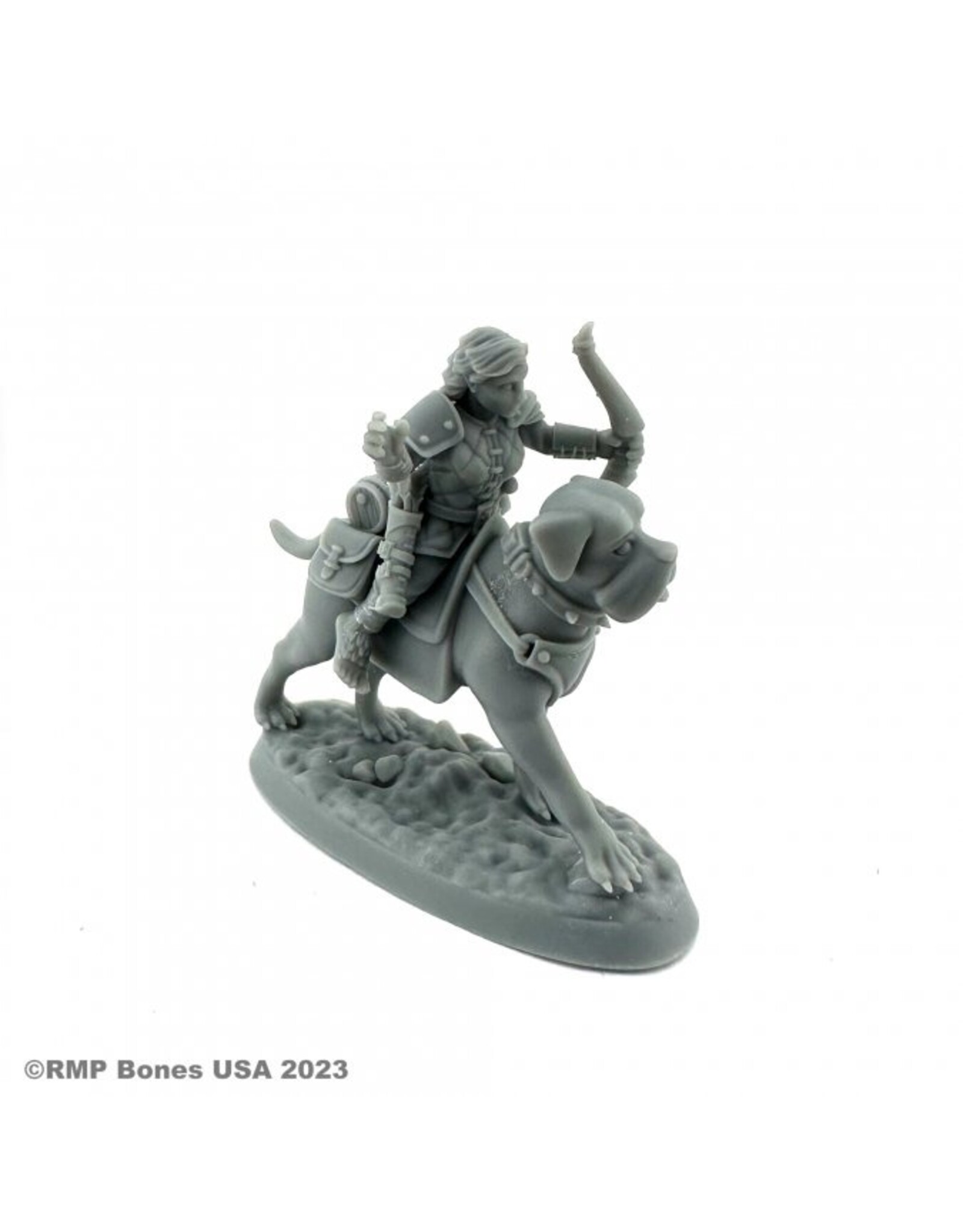 Reaper Female Halfling Dog Rider