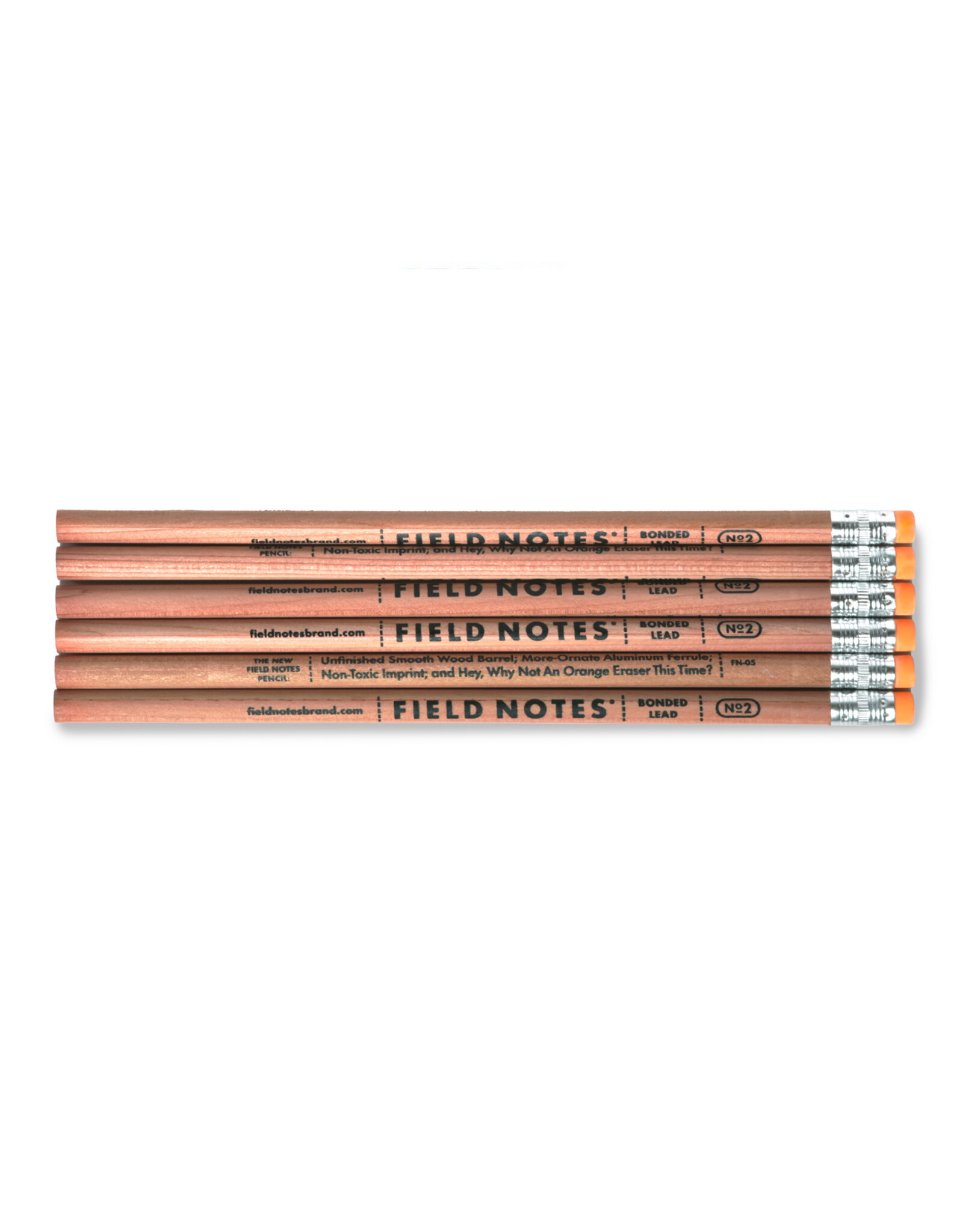 Field Notes Woodgrain Pencil 6-Pack No. 2
