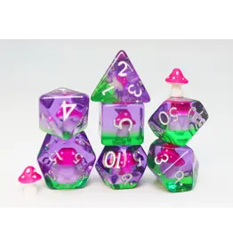 Foam Brain Fae Mushrooms RPG Dice Set