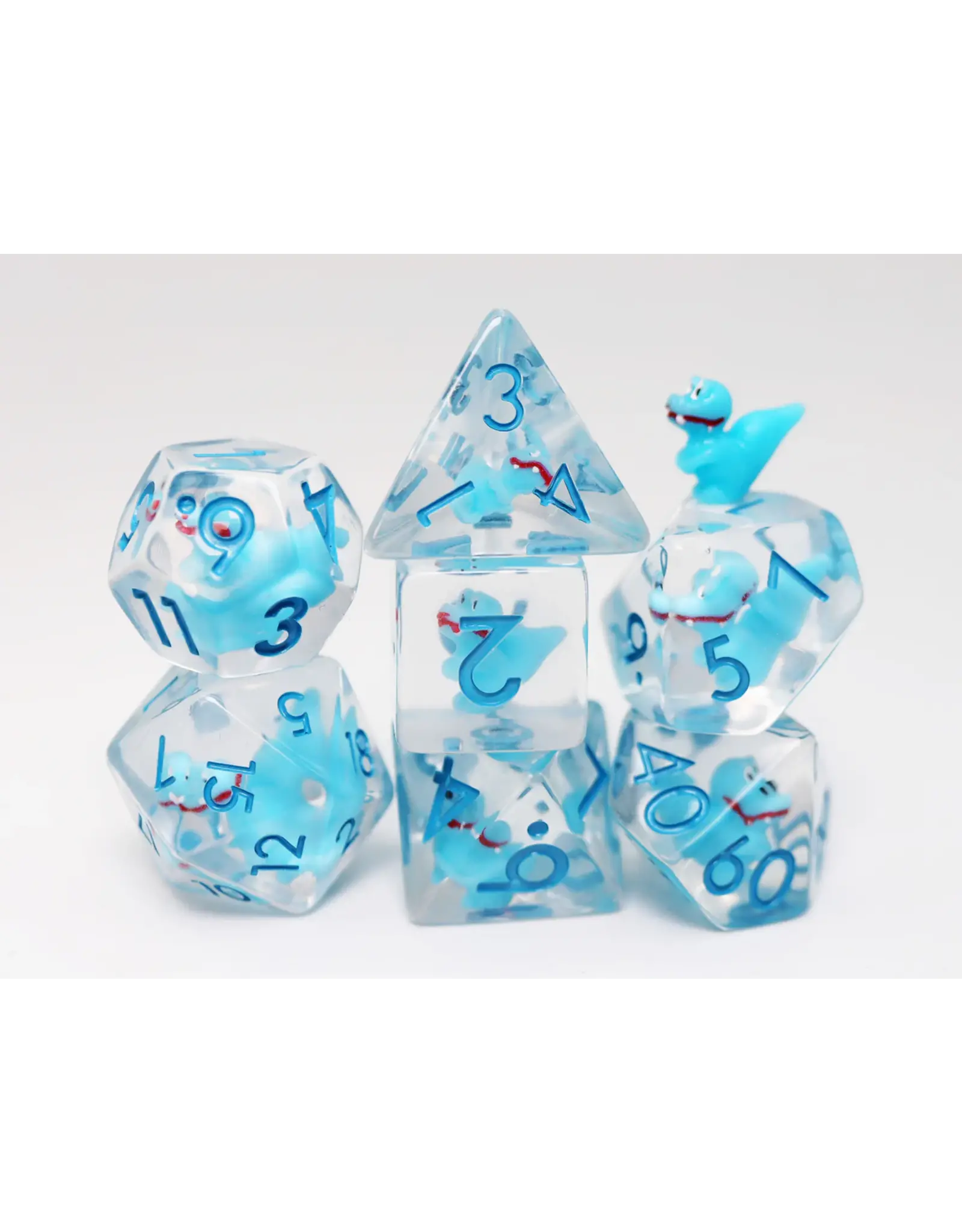 Foam Brain Baby Velociraptor RPG Dice Set