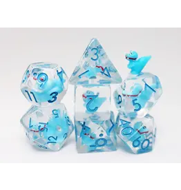 Foam Brain Baby Velociraptor RPG Dice Set