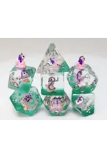 Foam Brain Enchanting Unicorn RPG Dice Set