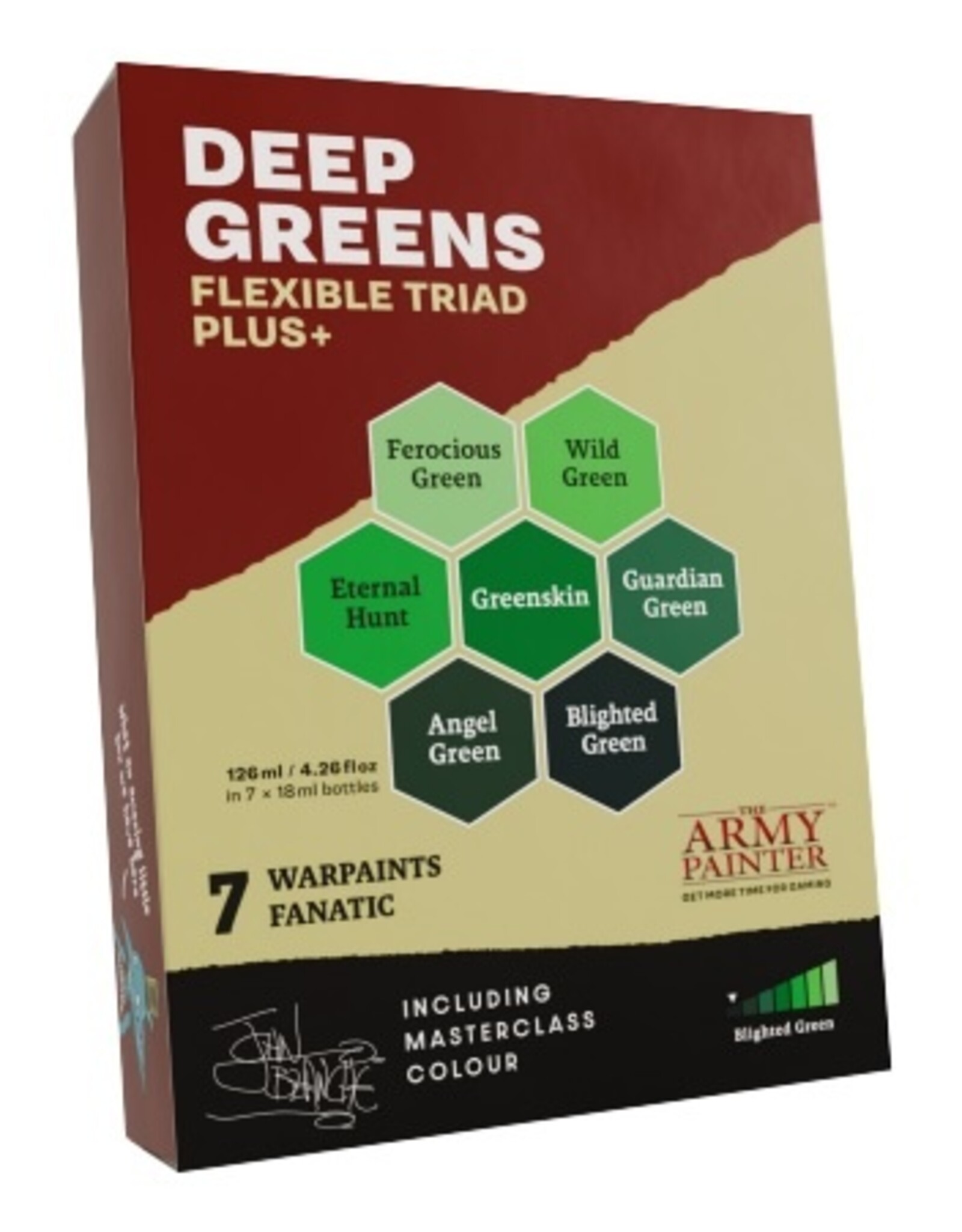 Army Painter Warpaints Fanatic: Flexible Triad PLUS+ - Deep Green