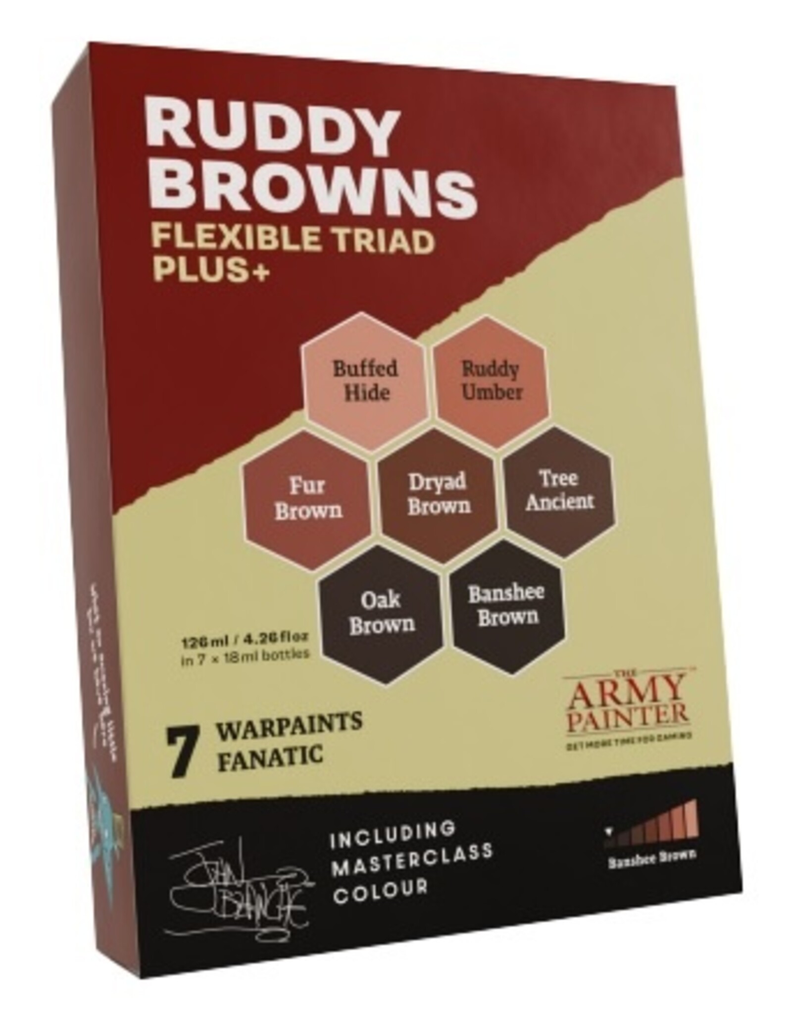 Army Painter Warpaints Fanatic: Flexible Triad PLUS+ - Ruddy Browns