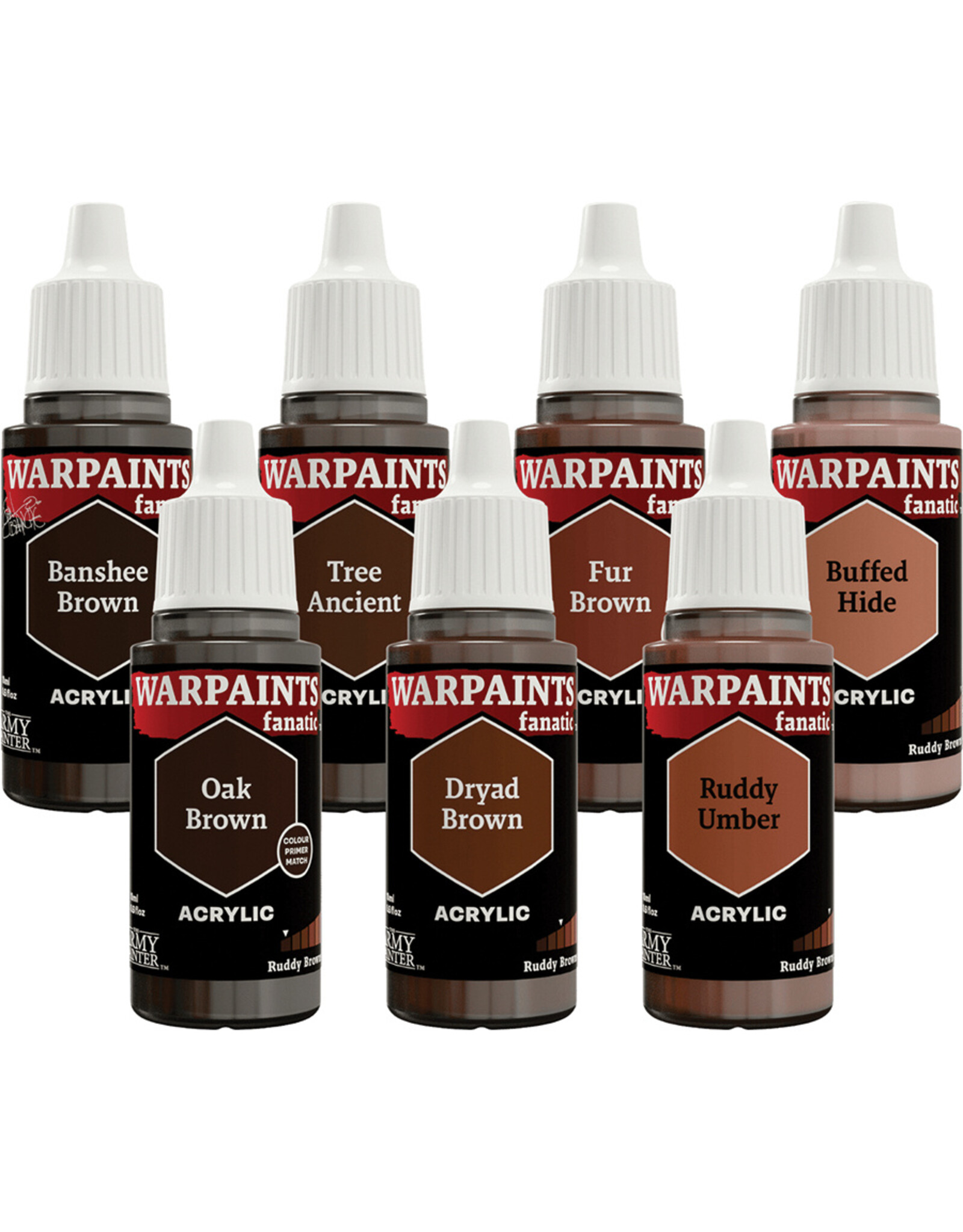 Army Painter Warpaints Fanatic: Flexible Triad PLUS+ - Ruddy Browns