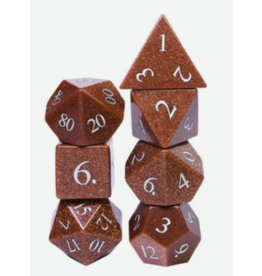 Foam Brain Red Goldstone - Engraved Gemstone