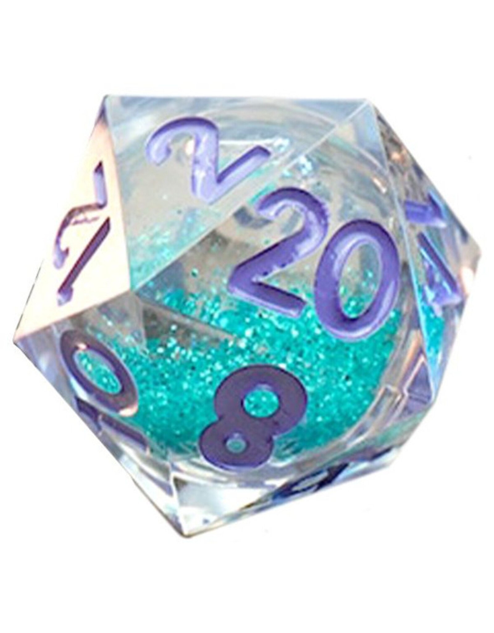 Metallic Dice Games d20 Single Liquid Core: Disco Vibes