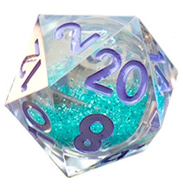 Metallic Dice Games d20 Single Liquid Core: Disco Vibes