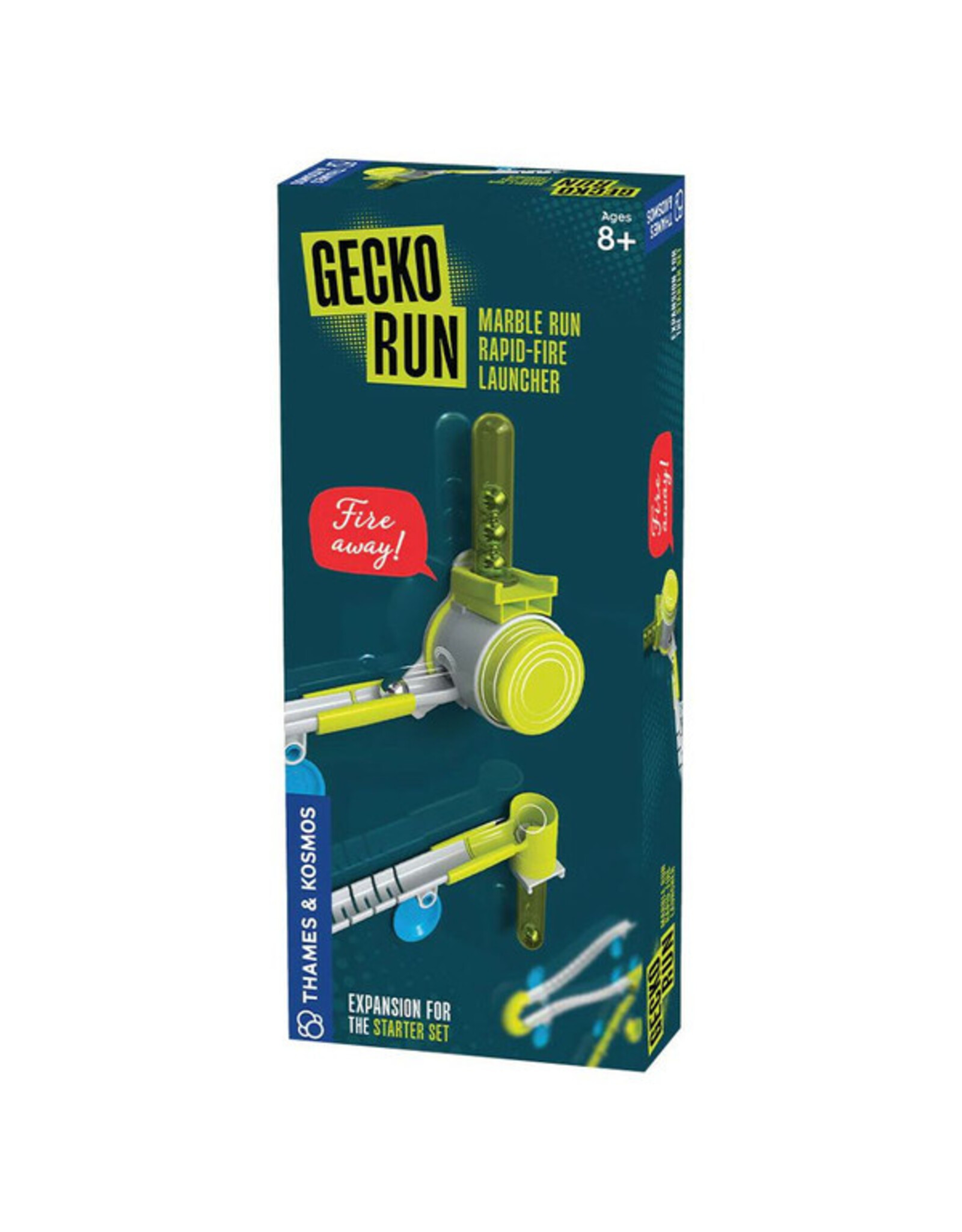 Thames & Kosmos Gecko Run: Marble Run Rapid-Fire Launcher Expansion Pack