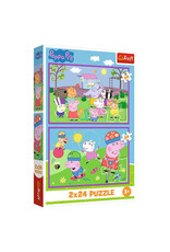 Trefl Puzzle: Peppa Pig Playground 2x4 Piece (Trefl Kids)