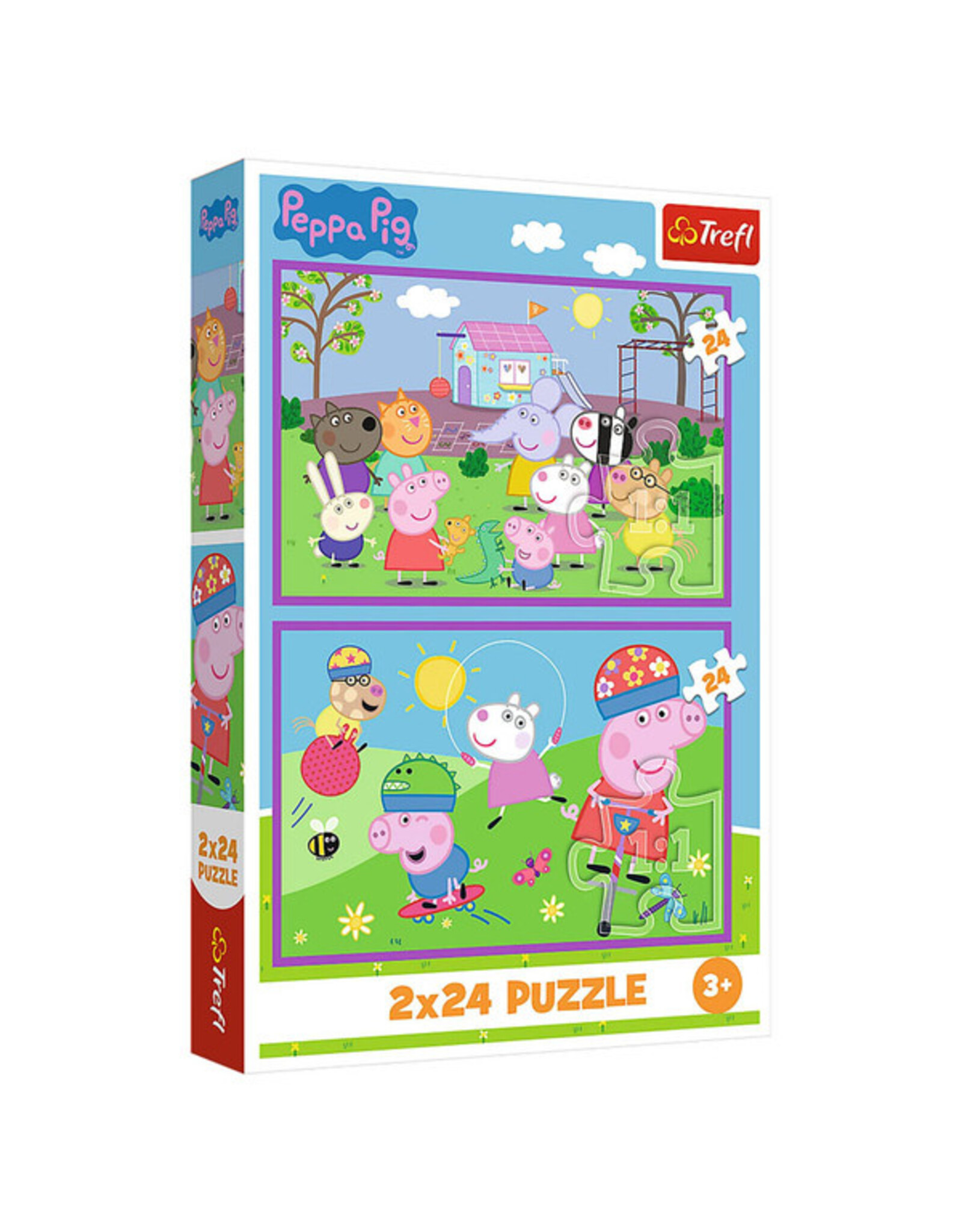 Trefl Puzzle: Peppa Pig Playground 2x4 Piece (Trefl Kids)