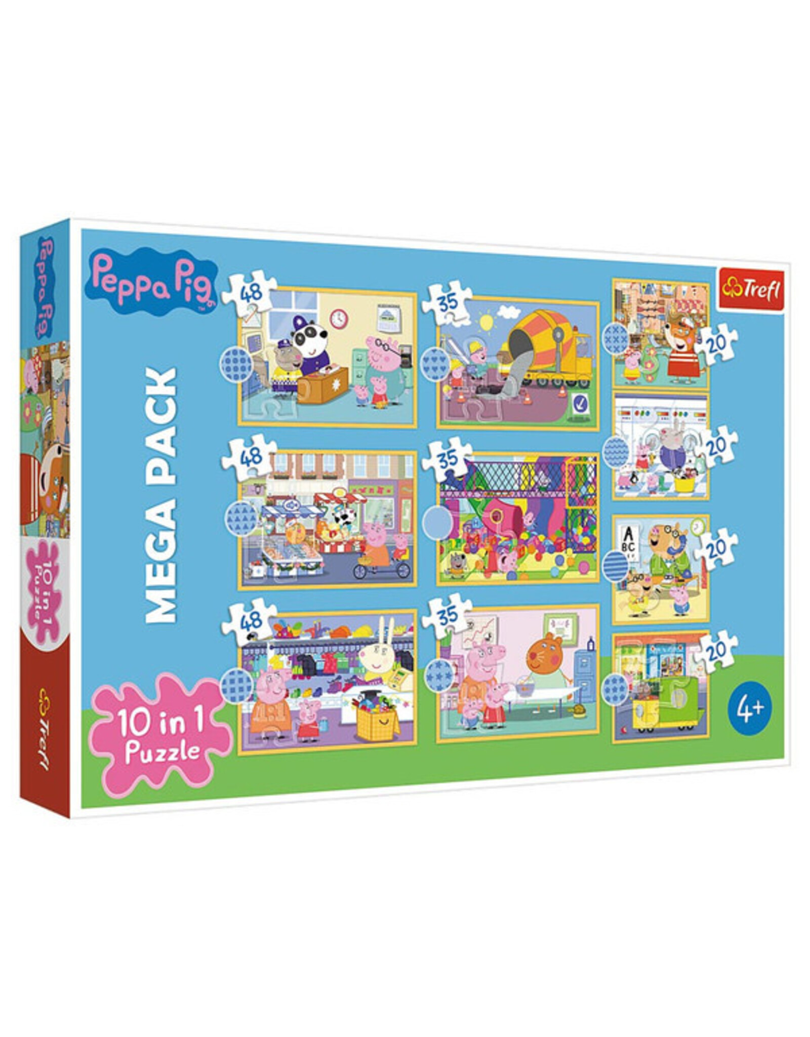 Trefl Puzzle: Peppa Pig Meet Peppa 10 in 1