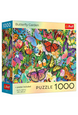 Trefl Puzzle: Butterfly Garden 1000 Piece (Trefl Red)