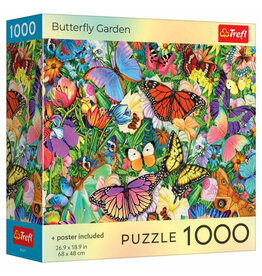Trefl Puzzle: Butterfly Garden 1000 Piece (Trefl Red)