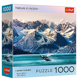 Trefl Puzzle: Nature Whale Watching 1000 Piece (Trefl Red)
