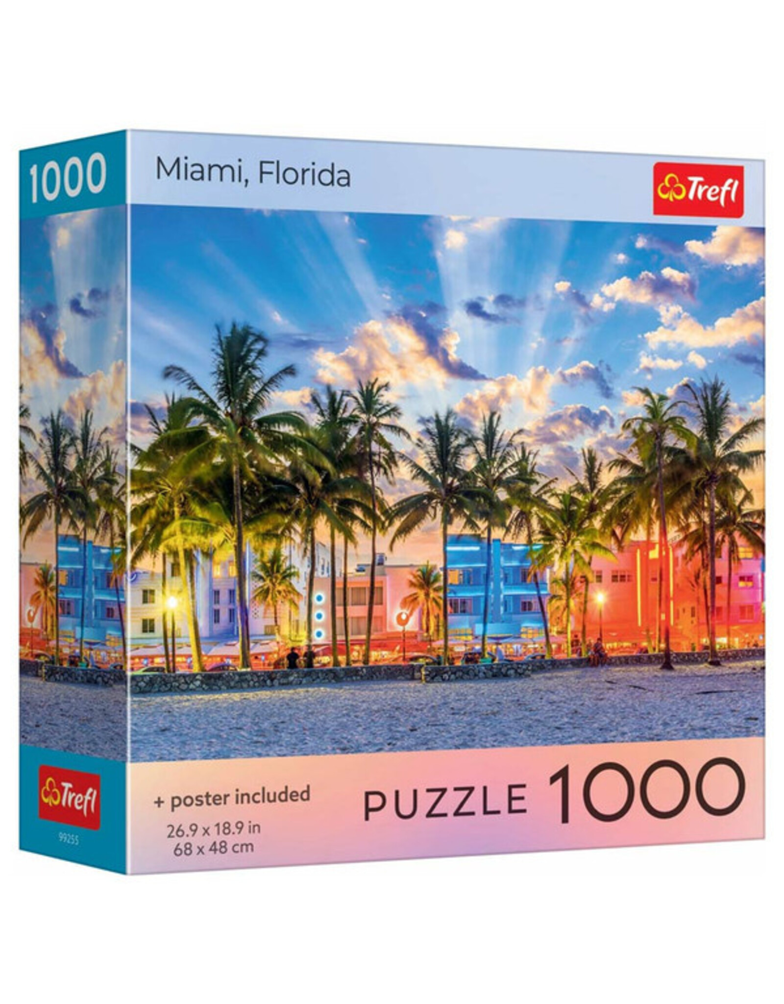 Trefl Puzzle: Miami, Florida 1000 Piece (Trefl Red)