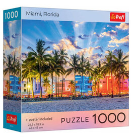 Trefl Puzzle: Miami, Florida 1000 Piece (Trefl Red)