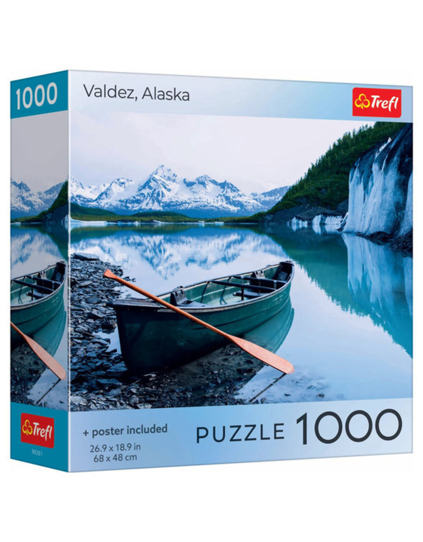 Trefl Puzzle: Valdez, Alaska 1000 Piece (Trefl Red)