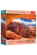 Trefl Puzzle: Heavenly View of World 1000 Piece (Trefl Red)