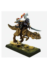 Reaper Legends: Dark Elf Heroine on Lizard