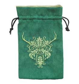 Black Oak Workshop Dice Bag: Green Man