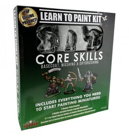 Bones: Learn to Paint Kit: Core Skills Basecoat, Washing and Drybrushing