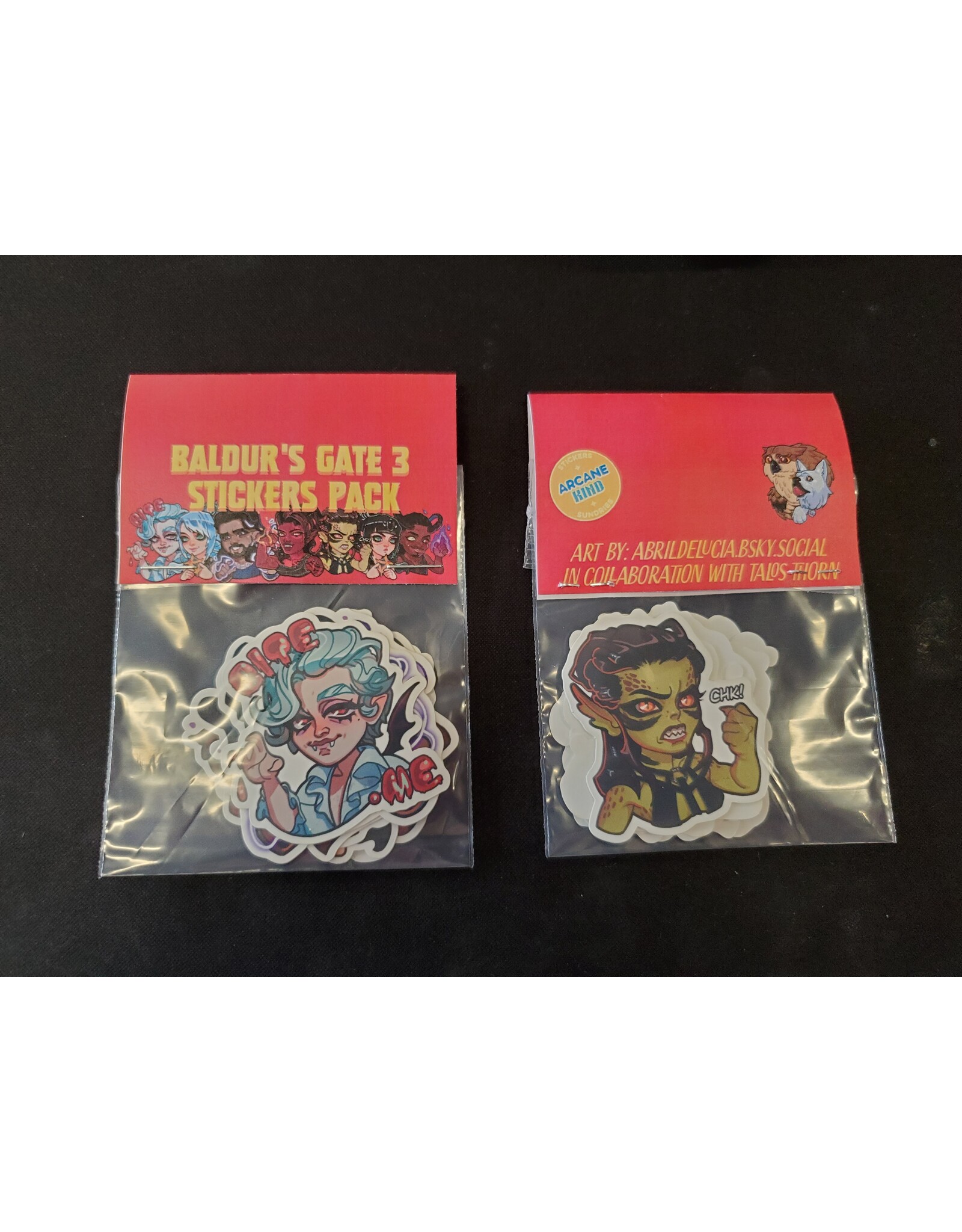 ArcaneKind Baldur's Gate 3 Sticker Bundle (Set of 8)