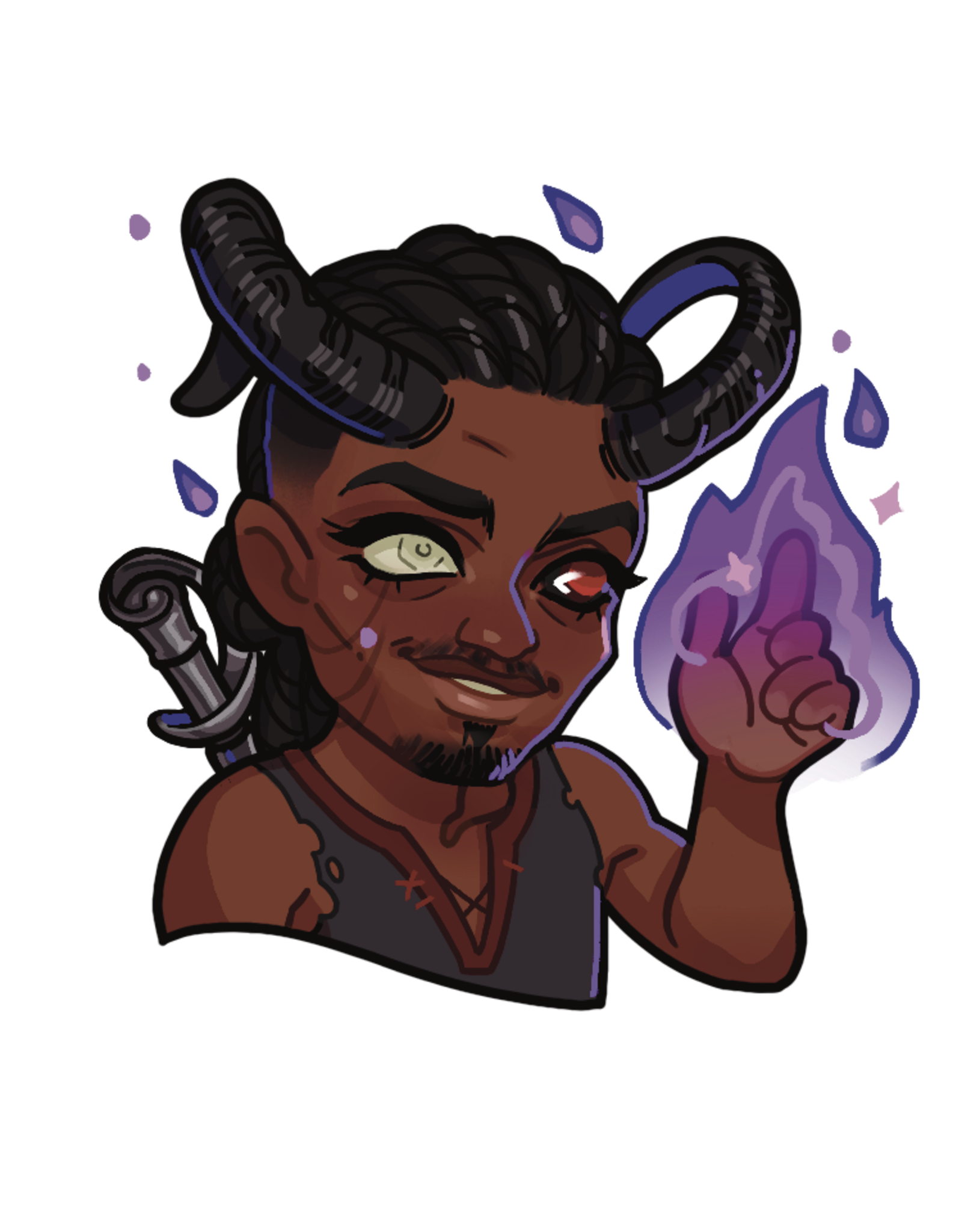 King's Plague Collective King's Plague Sticker - Wyll - Baldur's Gate 3