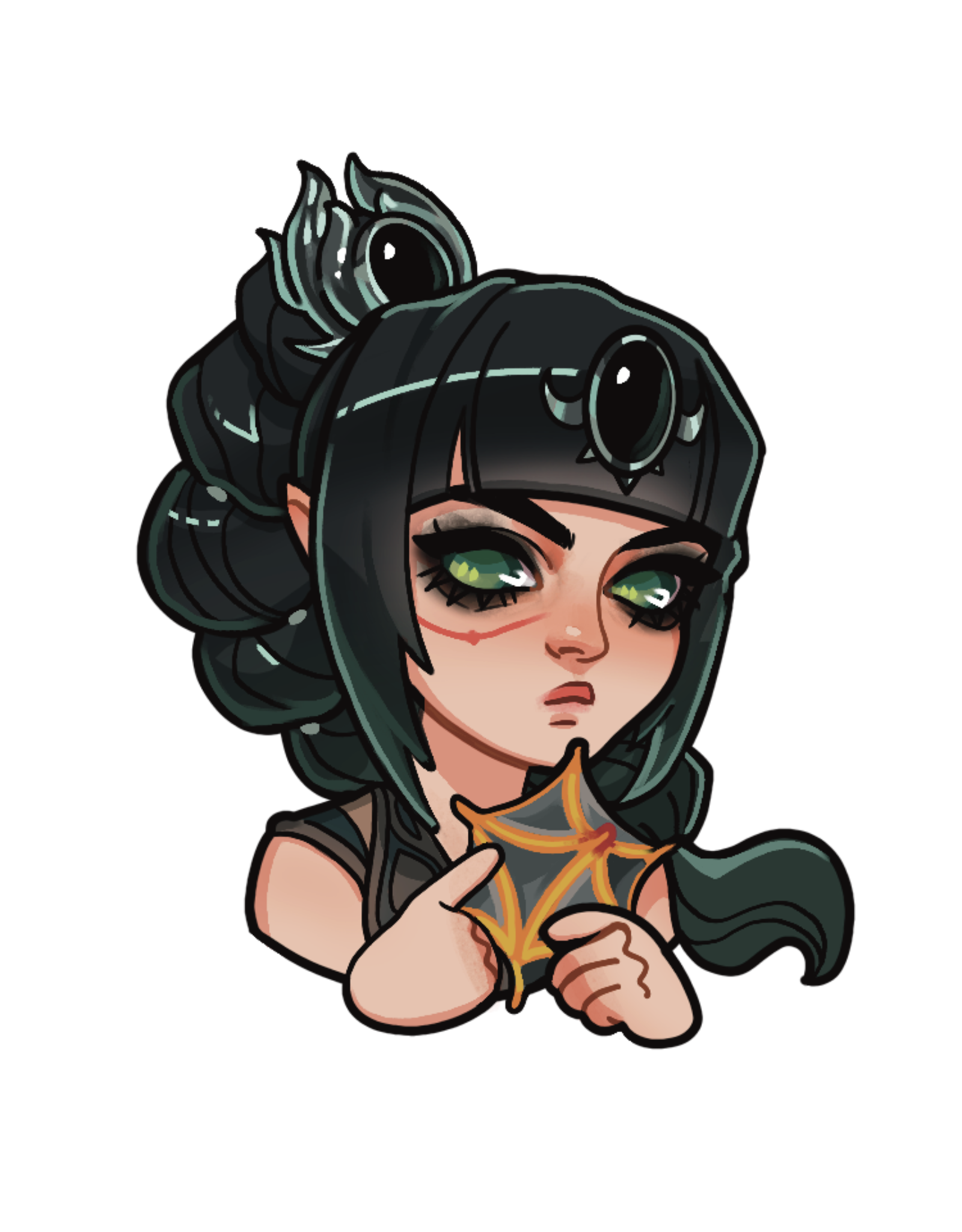 ArcaneKind Baldur's Gate 3 Sticker - Shadowheart (Act 1)