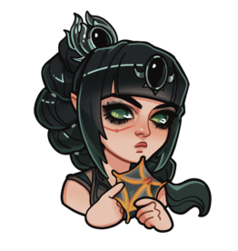 King's Plague Collective King's Plague Sticker - Shadowheart (Act 1) - Baldur's Gate 3