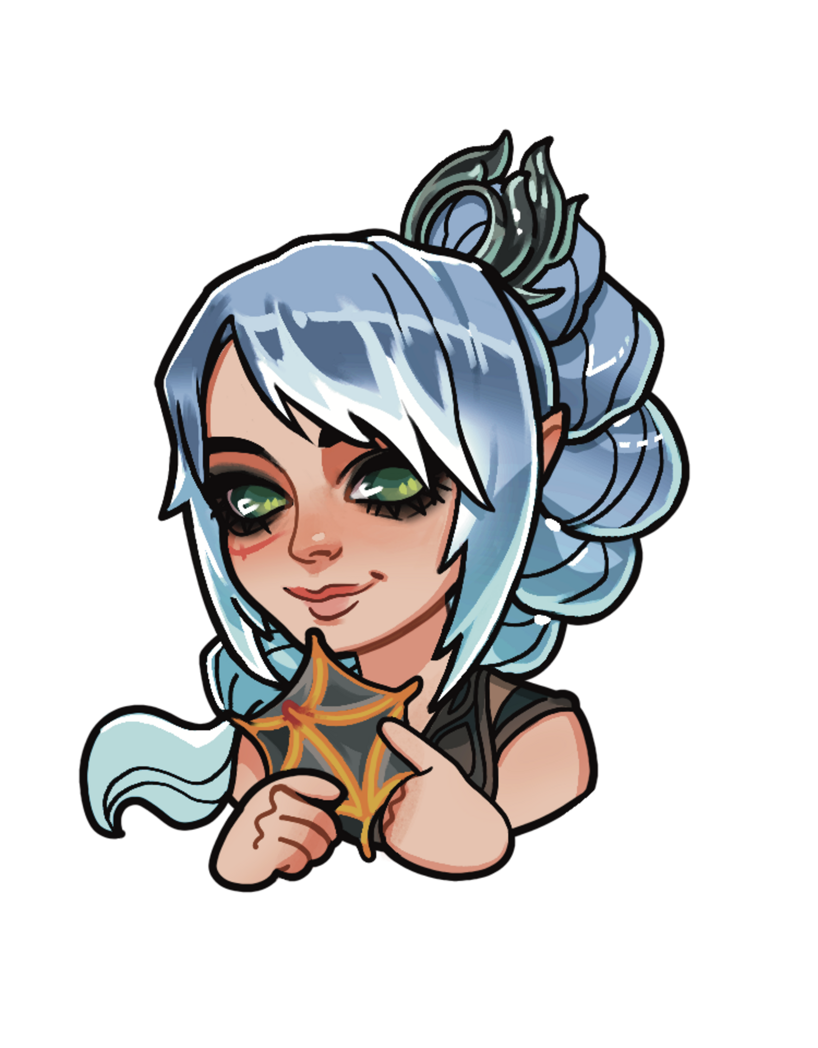 King's Plague Collective King's Plague Sticker - Shadowheart (Act 3) - Baldur's Gate 3